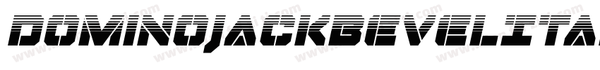 DominoJackBevelItalicItalic-9Ro0字体转换