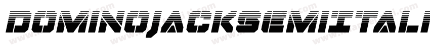 DominoJackSemiItalicSemiItalic-X1XK字体转换