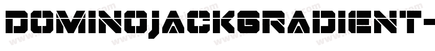 DominoJackGradient-Mepv字体转换