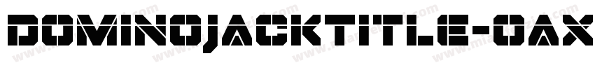DominoJackTitle-oaxz字体转换