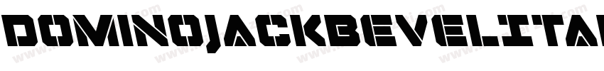 DominoJackBevelItalicItalic-9Ro0字体转换