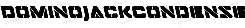 DominoJackCondensedItalicCondensedItalic-RZ0e字体转换