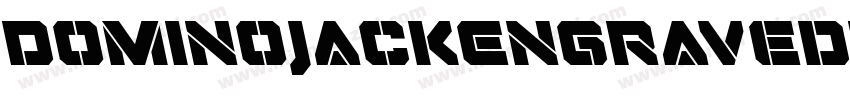 DominoJackEngravedItalicItalic-81eA字体转换