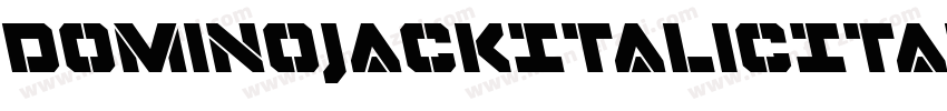 DominoJackItalicItalic-wn39字体转换
