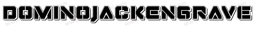 DominoJackEngraved-BwGn字体转换