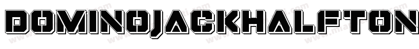 DominoJackHalftone-2A1X字体转换