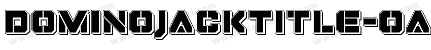 DominoJackTitle-oaxz字体转换