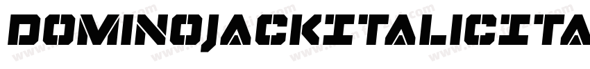 DominoJackItalicItalic-wn39字体转换