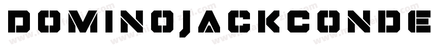 DominoJackCondensedCondensed-1AnM字体转换