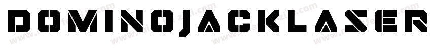 DominoJackLaser-7njD字体转换