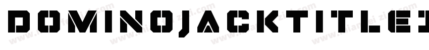 DominoJackTitleItalicItalic-4zyD字体转换