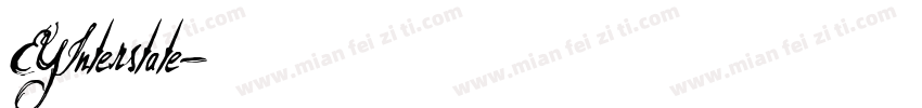 EYInterstate字体转换
