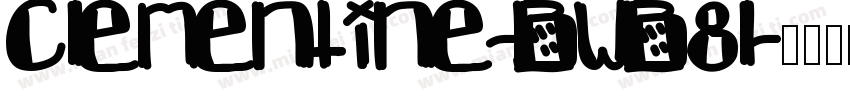 Clementine-BWB8l字体转换