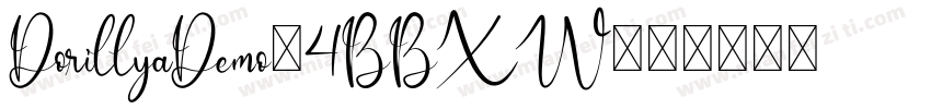 DorillyaDemo-4BBXW字体转换