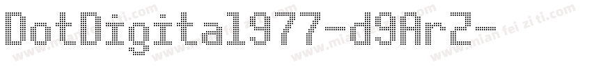 DotDigital977-d9ArZ字体转换
