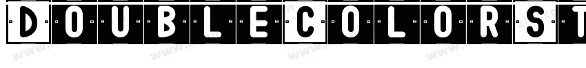 DoubleColorSt-M8qx字体转换