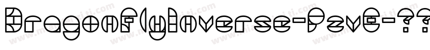 DragonFlyInverse-PzvE字体转换