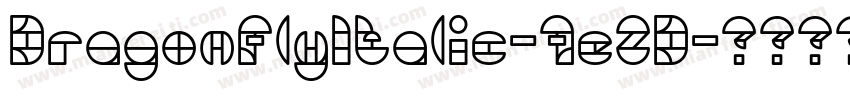 DragonFlyItalic-7eZD字体转换