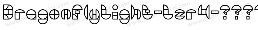 DragonFlyLight-Lzr4字体转换