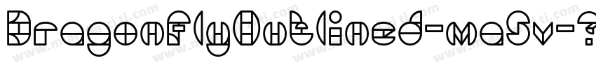 DragonFlyOutlined-ma5v字体转换