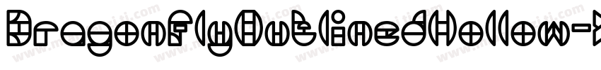DragonFlyOutlinedHollow-X9gK字体转换