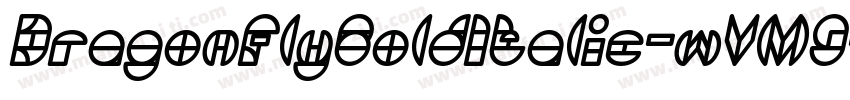 DragonFlyBoldItalic-wVM9字体转换