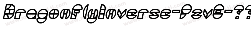 DragonFlyInverse-PzvE字体转换