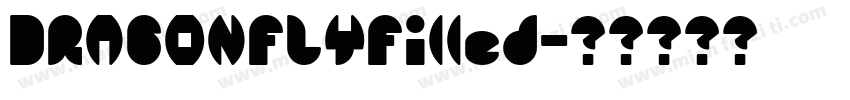 DRAGONFLYFilled字体转换