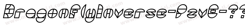 DragonFlyInverse-PzvE字体转换