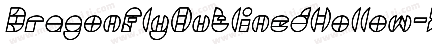 DragonFlyOutlinedHollow-X9gK字体转换