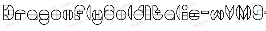 DragonFlyBoldItalic-wVM9字体转换