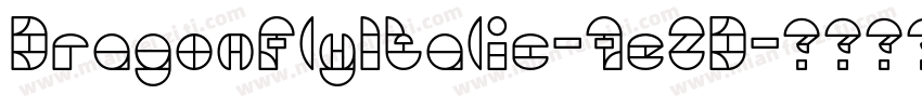 DragonFlyItalic-7eZD字体转换