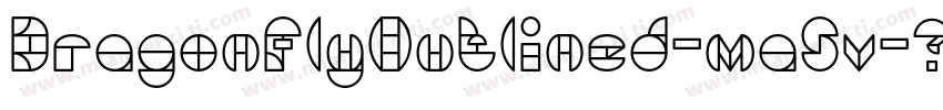DragonFlyOutlined-ma5v字体转换