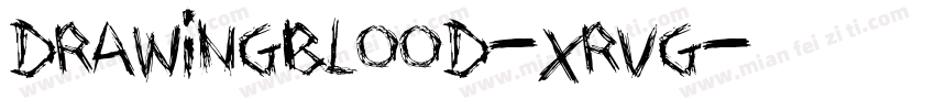 DrawingBlood-XrVG字体转换