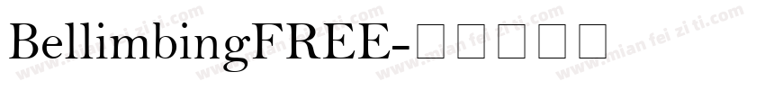 BellimbingFREE字体转换