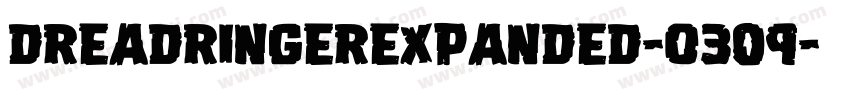 DreadRingerExpanded-03O9字体转换