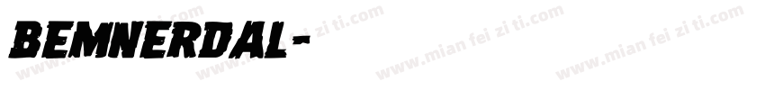 bemnerdal字体转换