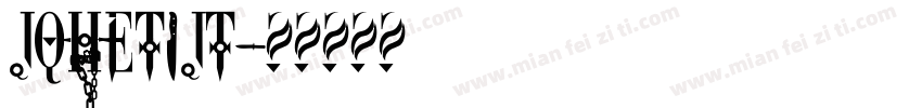 JQHeTiJT字体转换