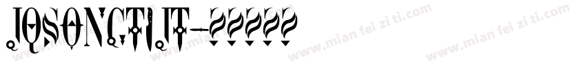 JQSongTiJT字体转换