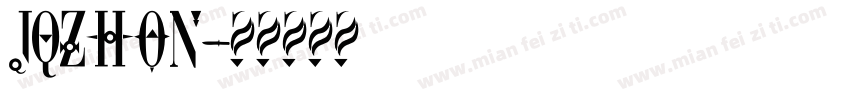JQZhon字体转换