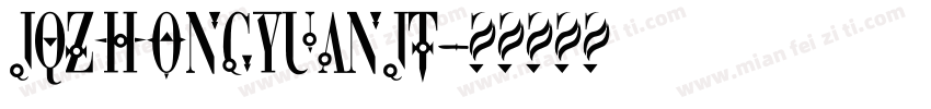 JQZhongyuanJT字体转换