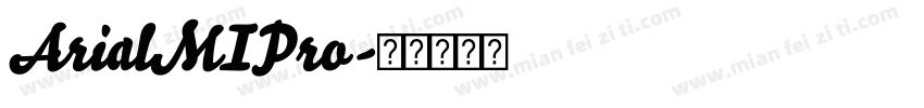 ArialMIPro字体转换
