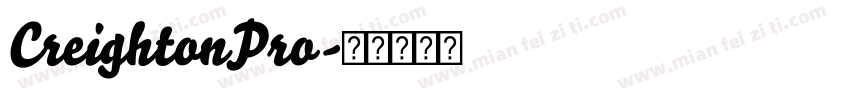 CreightonPro字体转换