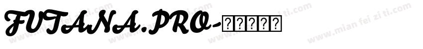 FUTANA.PRO字体转换