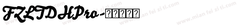 FZLTDHPro字体转换