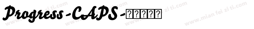 Progress-CAPS字体转换