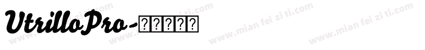 UtrilloPro字体转换