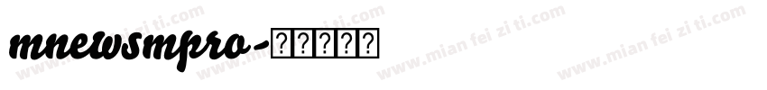 mnewsmpro字体转换