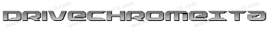 DriveChromeItalic-R4ve字体转换