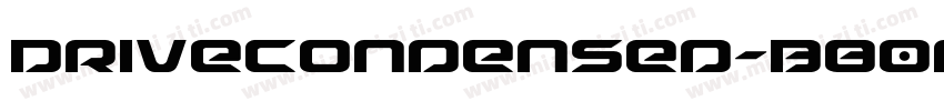 DriveCondensed-B80n字体转换